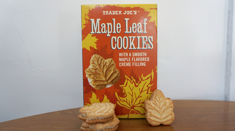 Trader Joe's Maple Leaf Cookies