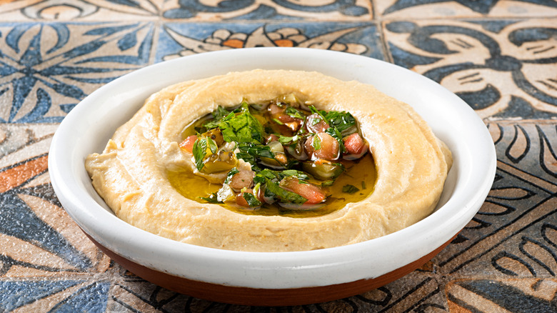 Bowl of hummus