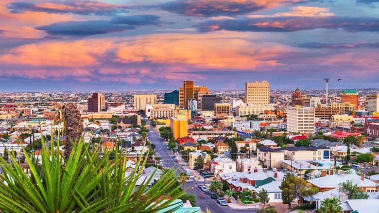 El Paso at dusk