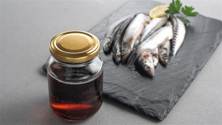 Jar of fish sauce