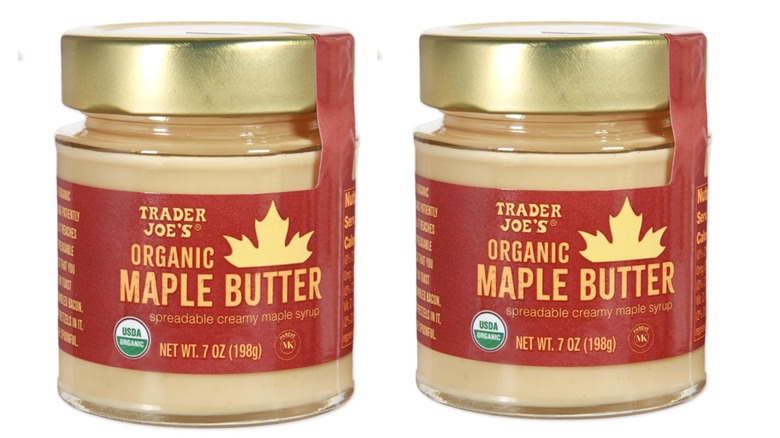 trader joe's Maple butter in jar