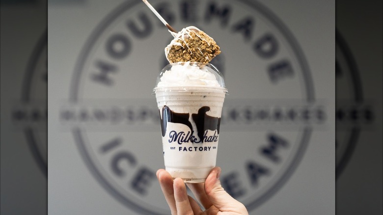 The Campfire S'mores milkshake from Milkshake Factory