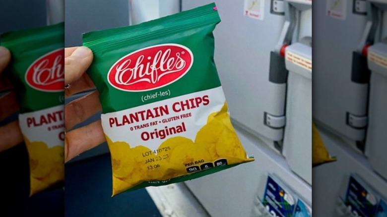 bag of Chifles plantain chips