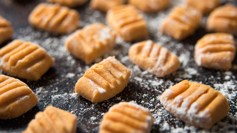 Homemade sweet potato gnocchi 