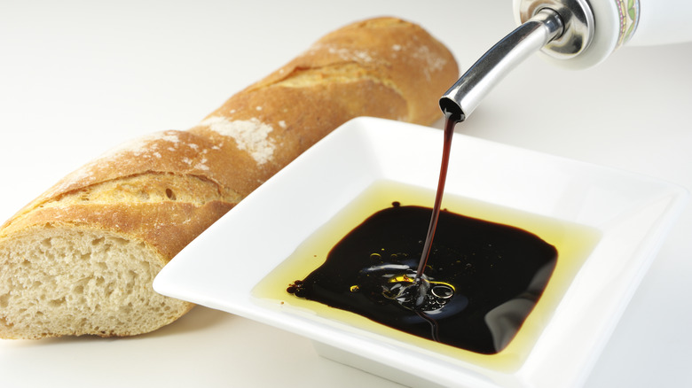 Bread and balsamic vinegar