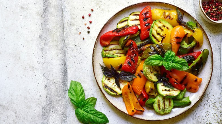 charbroiled Mediterranean vegetables