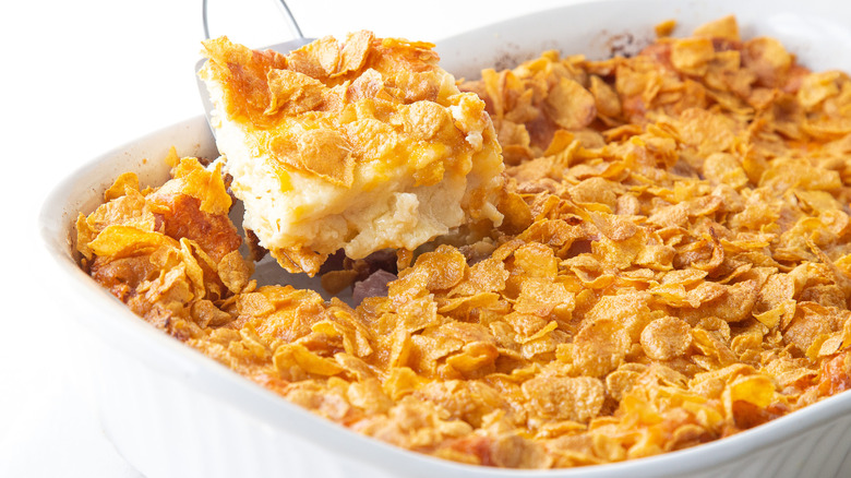 breakfast casserole with cornflakes