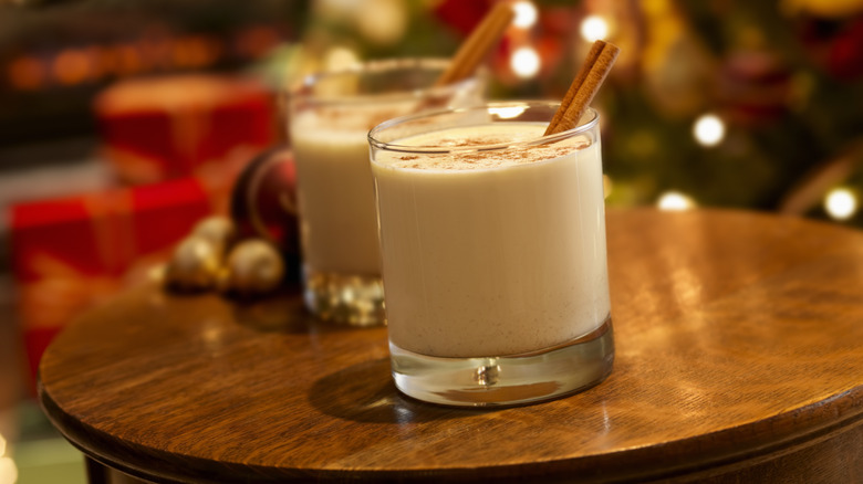 Eggnog at Christmas 