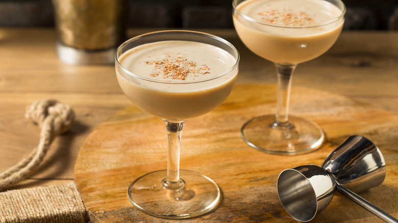 Brandy Alexander at a bar