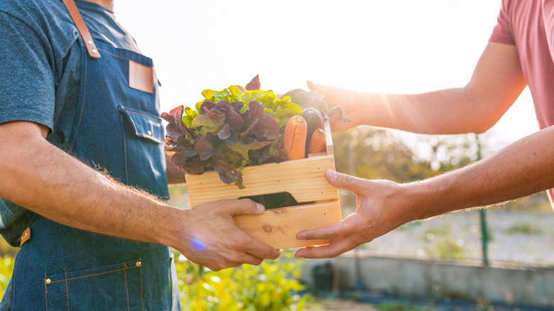 box of fresh produce