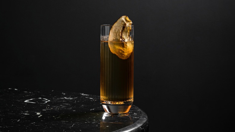 a bourbon-based pear cocktail