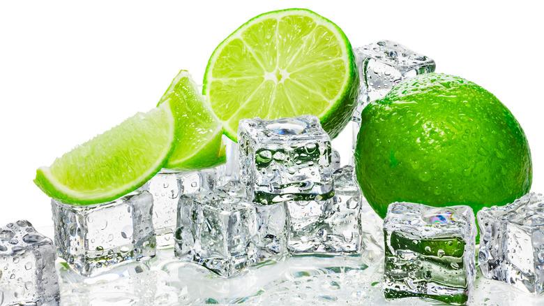 Lime and ice