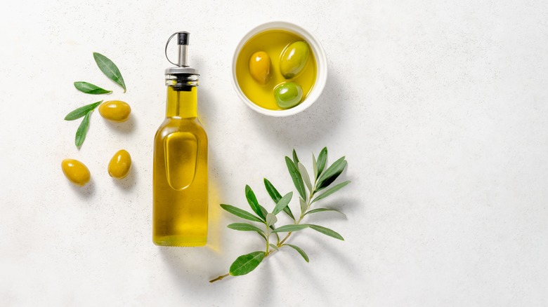 Bottle of olive oil