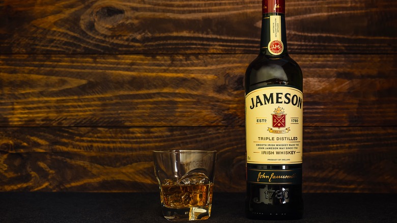 Bottle of Jameson whiskey