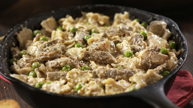 Beef stroganoff