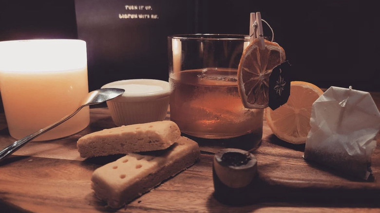 Earl Grey-infused Old Fashioned