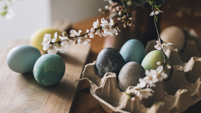 Colorful Easter eggs