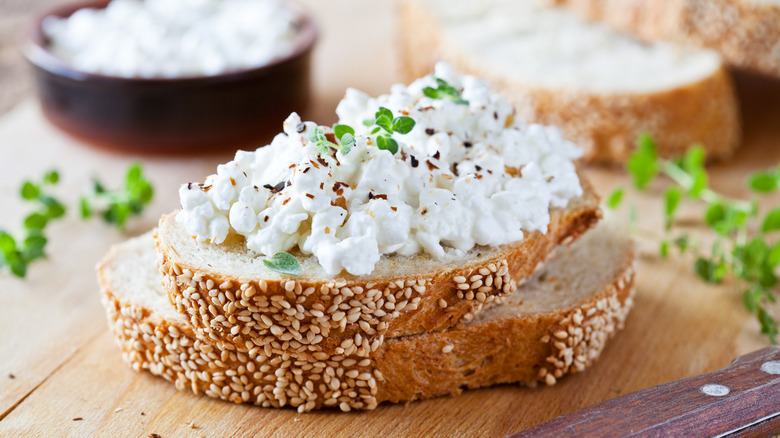 cottage cheese on toast