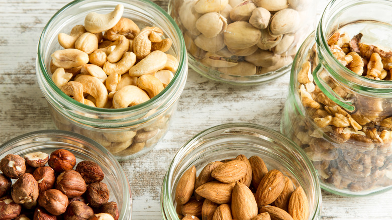 jars of nuts