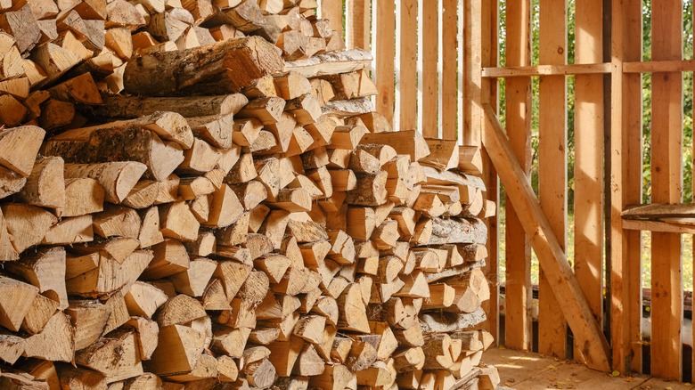 Stack of firewood