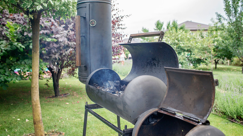 Elaborate smoking rig