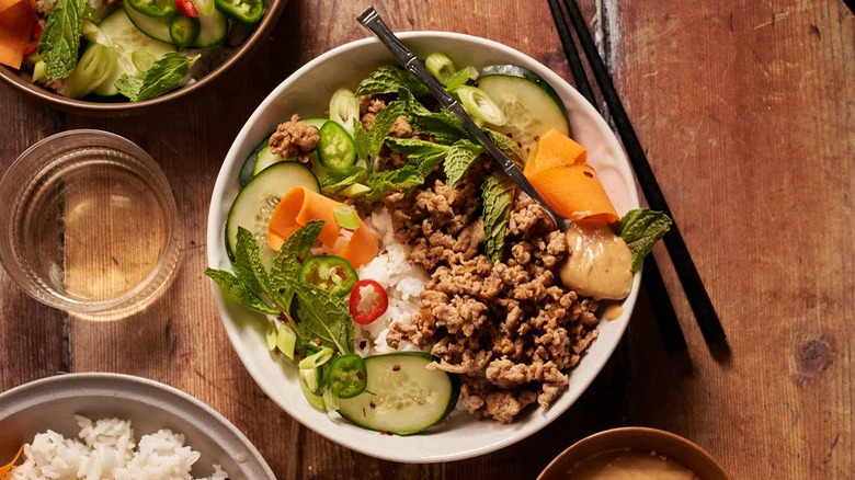 Thai Ginger Pork Bowls