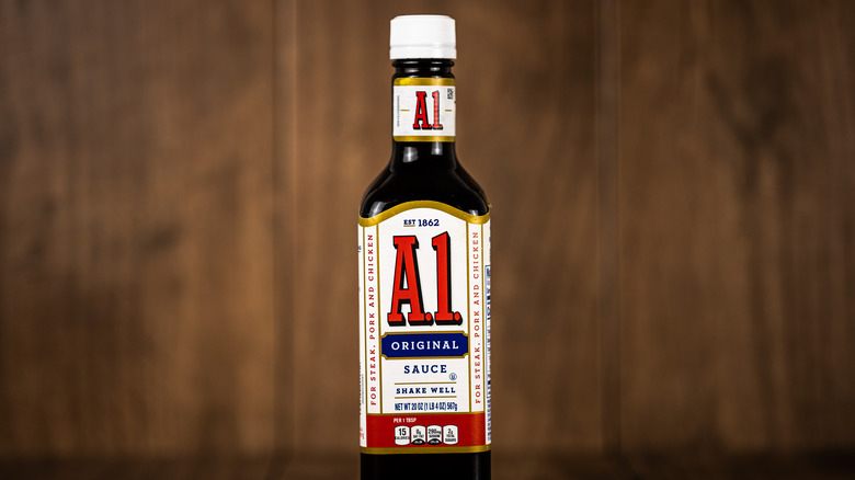 A1 steak sauce bottle