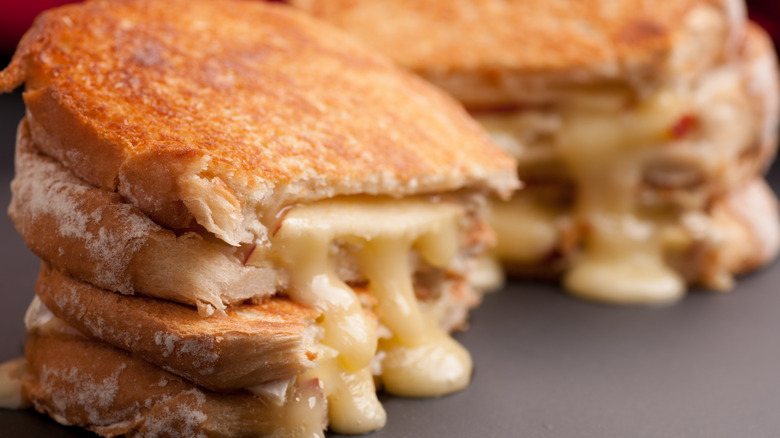 Brie grilled cheese sandwich