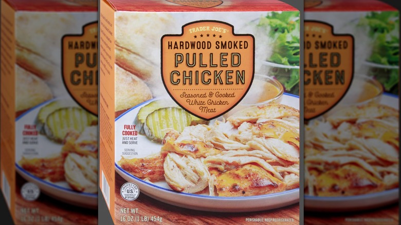 boxed hardwood smoked pulled chicken