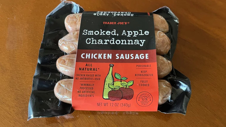 smoked apple chardonnay chicken sausage