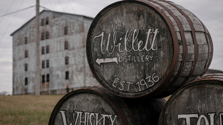 Old Willet bourbon barrels