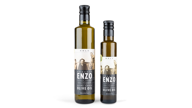 Enzo Olive Oil on white background