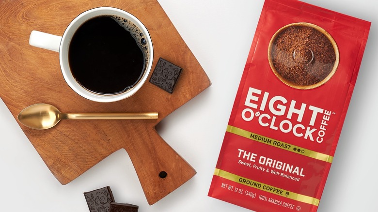 Eight O'Clock coffee bag