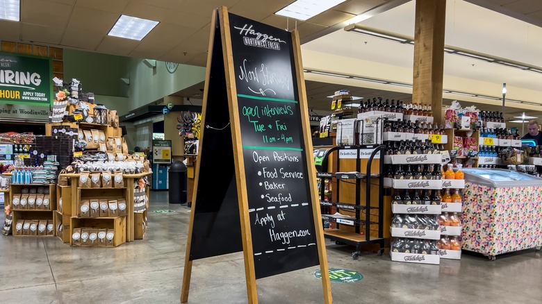 inside Haggen grocery store