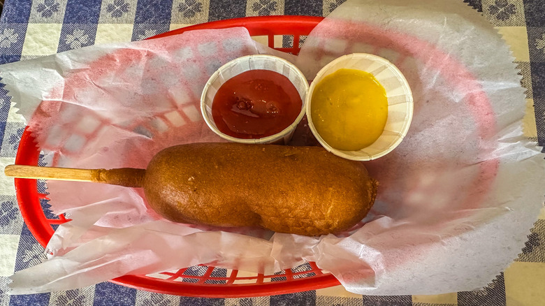 corn dog at cowgirl