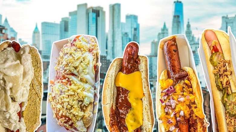 NYC hot dogs