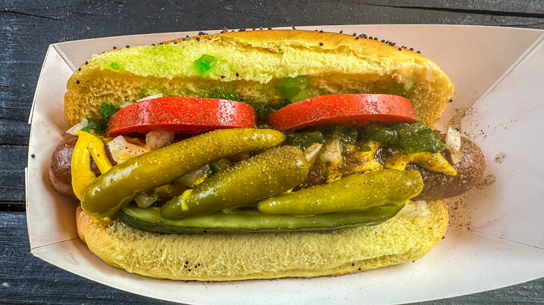 vegan chicago dog