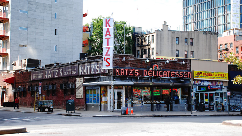 Katz's deli storefront