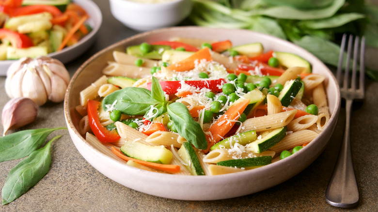 pasta salad with zucchini