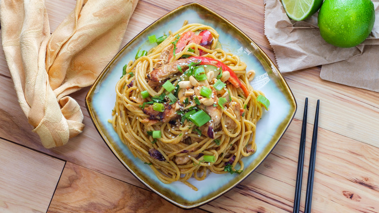 peanut butter noodle dish