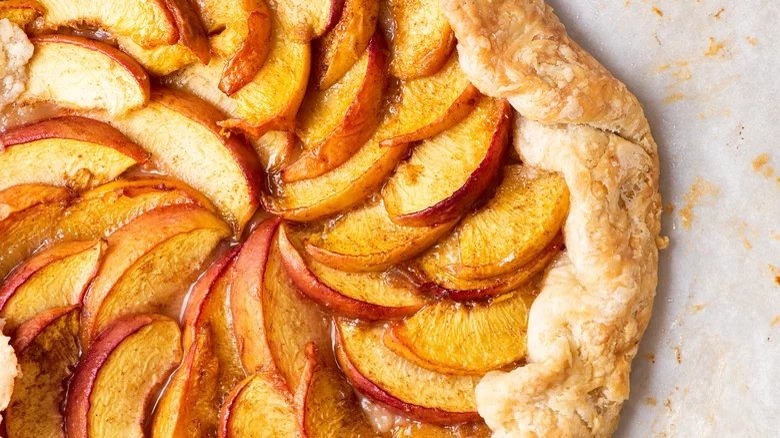  peach galette