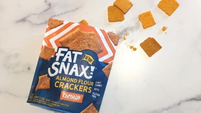 Fat snacks almond flour crackers