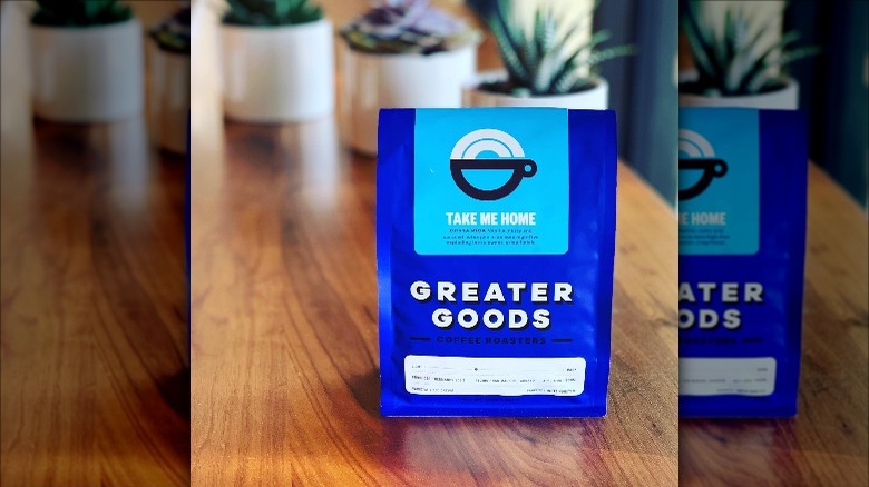 Greater Goods Coffee Co bag