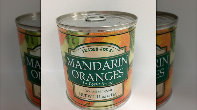 Trader Joe's mandarin oranges can