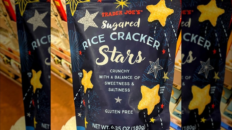 Blue bag of Sugared Rice Cracker Stars