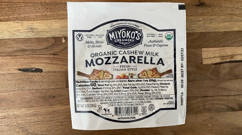 Miyoko's cashew milk mozzarella