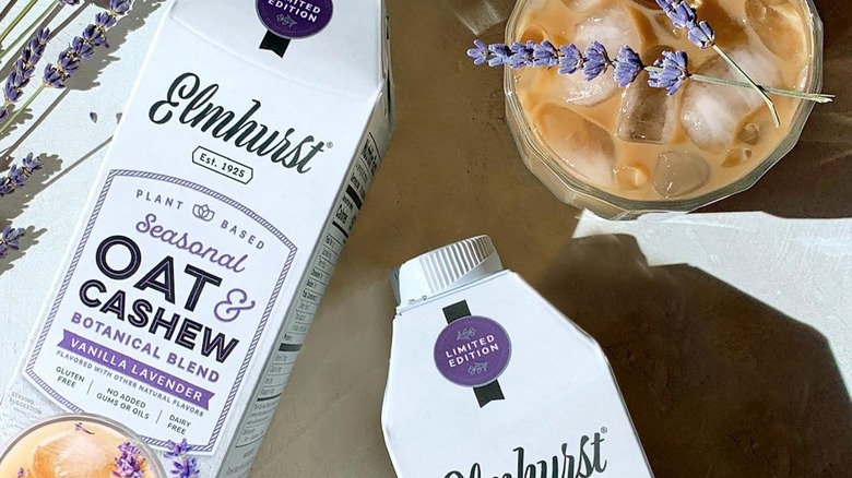 Elmhurst lavender vanilla milk