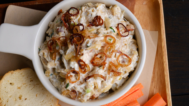 Caramelized onion dip