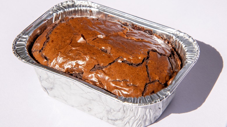 Brownies in tin