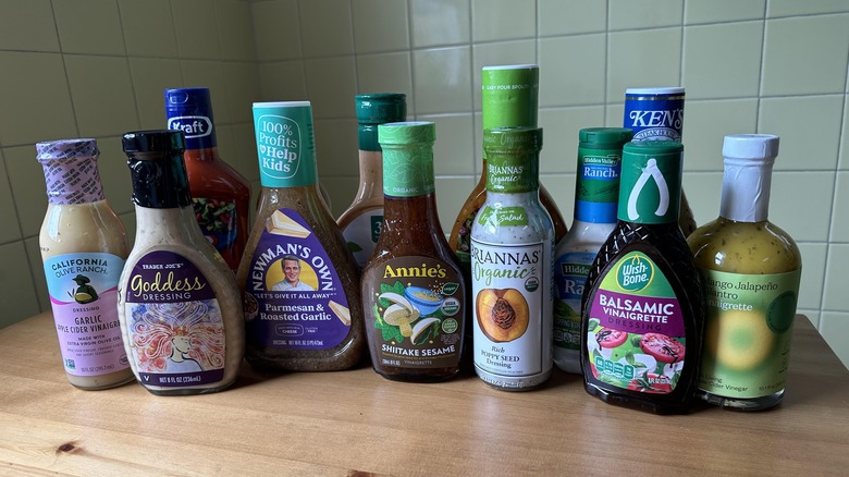 Bottled salad dressings